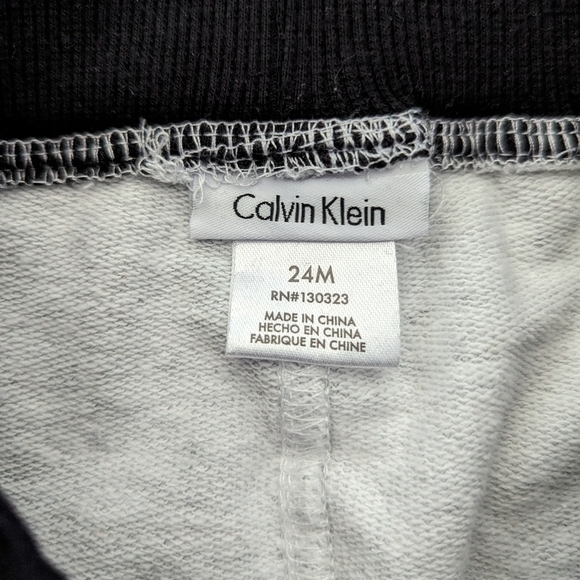 Calvin Klein jogger pants sweatpants for baby boys toddlers 24 months 2T - Picture 3 of 4
